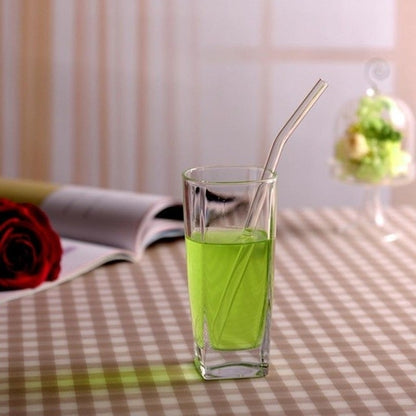 Reusable Glass Straws Smoothie Drinking Straws for