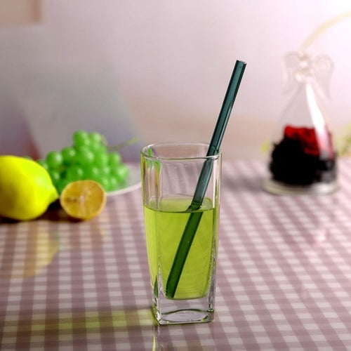 Reusable Glass Straws Smoothie Drinking Straws for
