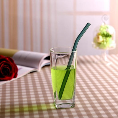 Reusable Glass Straws Smoothie Drinking Straws for