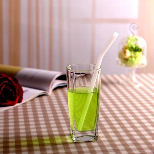 Reusable Glass Straws Smoothie Drinking Straws for