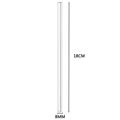 Reusable Glass Straws Smoothie Drinking Straws for