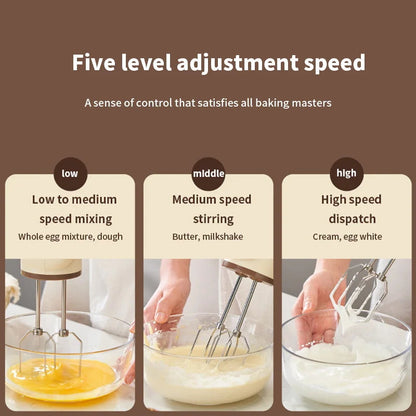 Handheld Electric  Food Mixer Machine Wireless Portable Automatic Cake