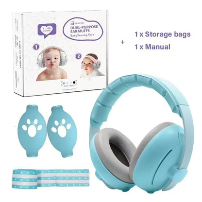Baby Earmuff Mini-headset Adjustable Noise-proof Ear Protection Kids'