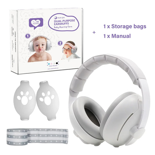 Baby Earmuff Mini-headset Adjustable Noise-proof Ear Protection Kids'