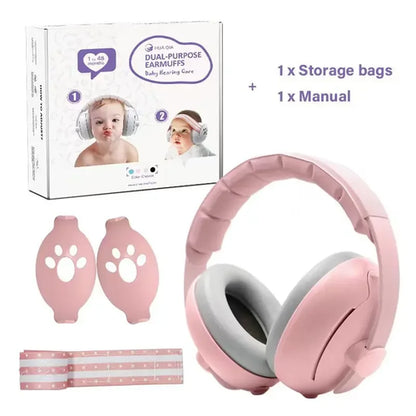 Baby Earmuff Mini-headset Adjustable Noise-proof Ear Protection Kids'