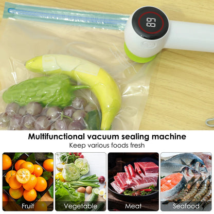 Mason Jar Vacuum Sealer Kit 1200mah Jar Vacuum Sealer with Display