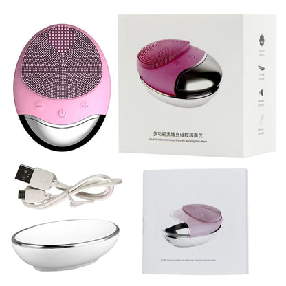 Electric Face Cleaner Sonic Silicond Facial Cleansing Brush Electric