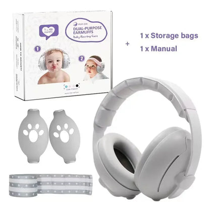 Baby Earmuff Mini-headset Adjustable Noise-proof Ear Protection Kids'