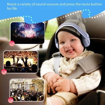 Baby Earmuff Mini-headset Adjustable Noise-proof Ear Protection Kids'
