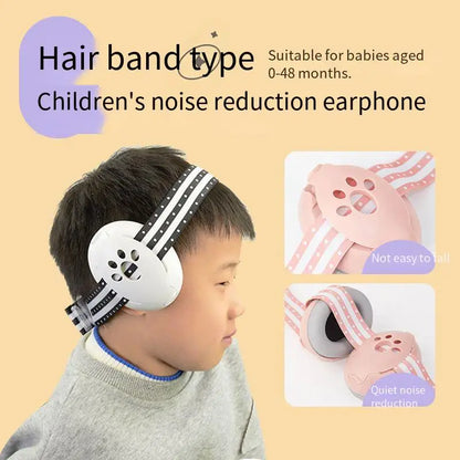 Baby Earmuff Mini-headset Adjustable Noise-proof Ear Protection Kids'