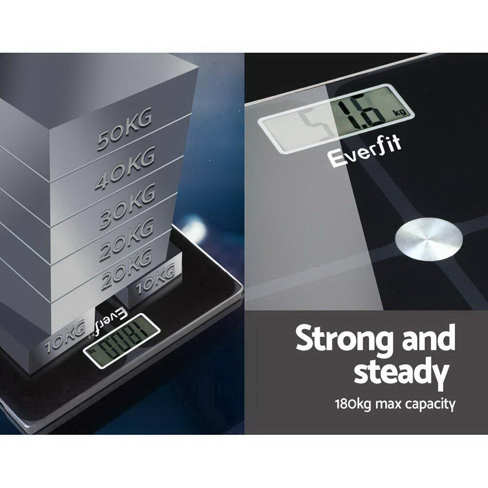 Everfit Bathroom Scales Digital Weighing Scale 180KG Electronic