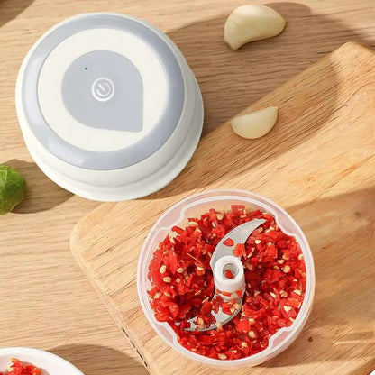 Mini Garlic Chopper Wireless Onion Food Prep Machine 250ml