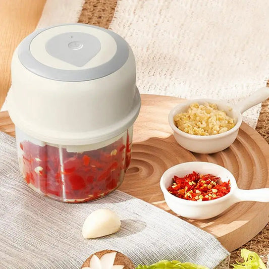 Mini Garlic Chopper Wireless Onion Food Prep Machine 250ml