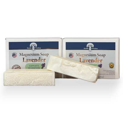 Health and Wisdom Magnesium Bar Soap - 2 pack