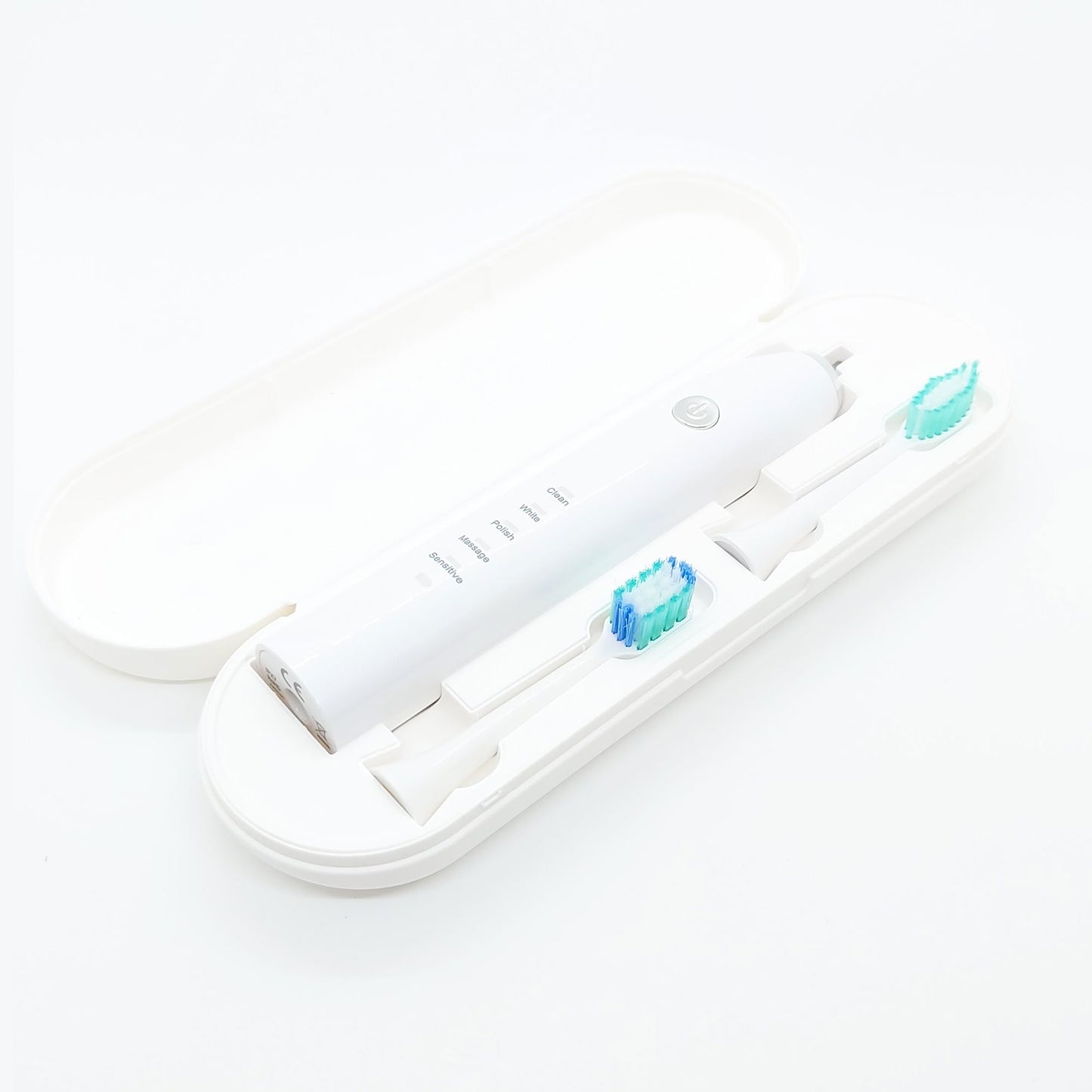Sonic Electric Toothbrush White USB Wireless Charging Smart 5 Modes 2