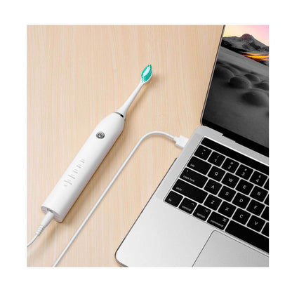 Sonic Electric Toothbrush White USB Wireless Charging Smart 5 Modes 2