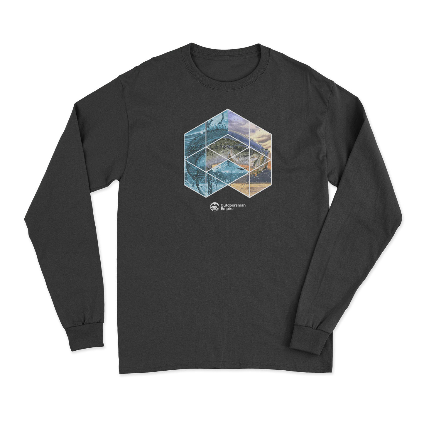 Fishing Geometry' Long Sleeve T-Shirt