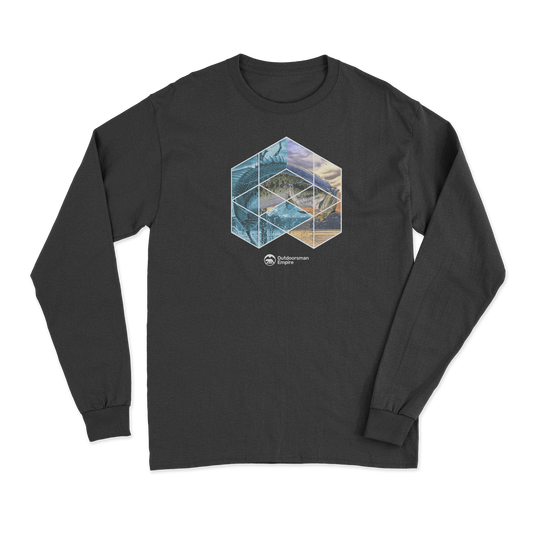 Fishing Geometry' Long Sleeve T-Shirt