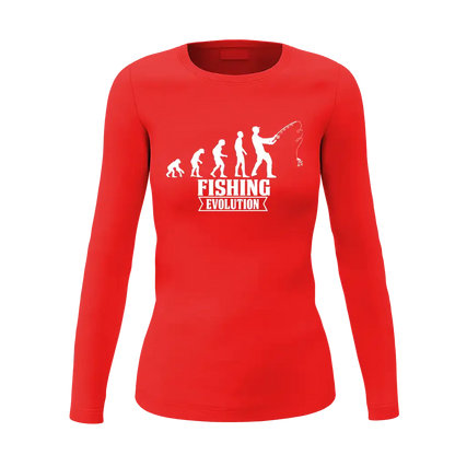 Fishing Evolution Women Long Sleeve Shirt