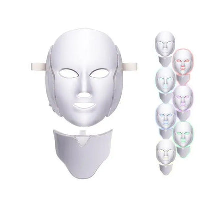 Professional 7-Color LED Light Skin Rejuvenation Mask