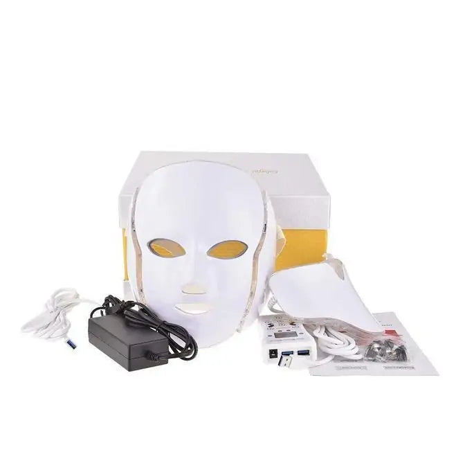 Professional 7-Color LED Light Skin Rejuvenation Mask