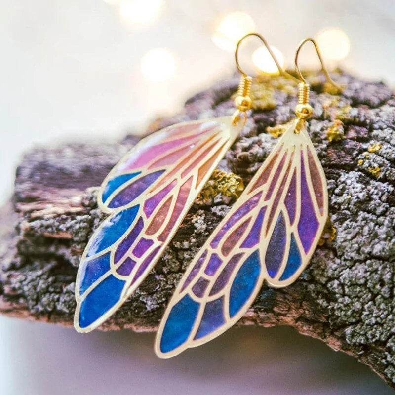 Fairy Butterfly Wings Drop Earrings