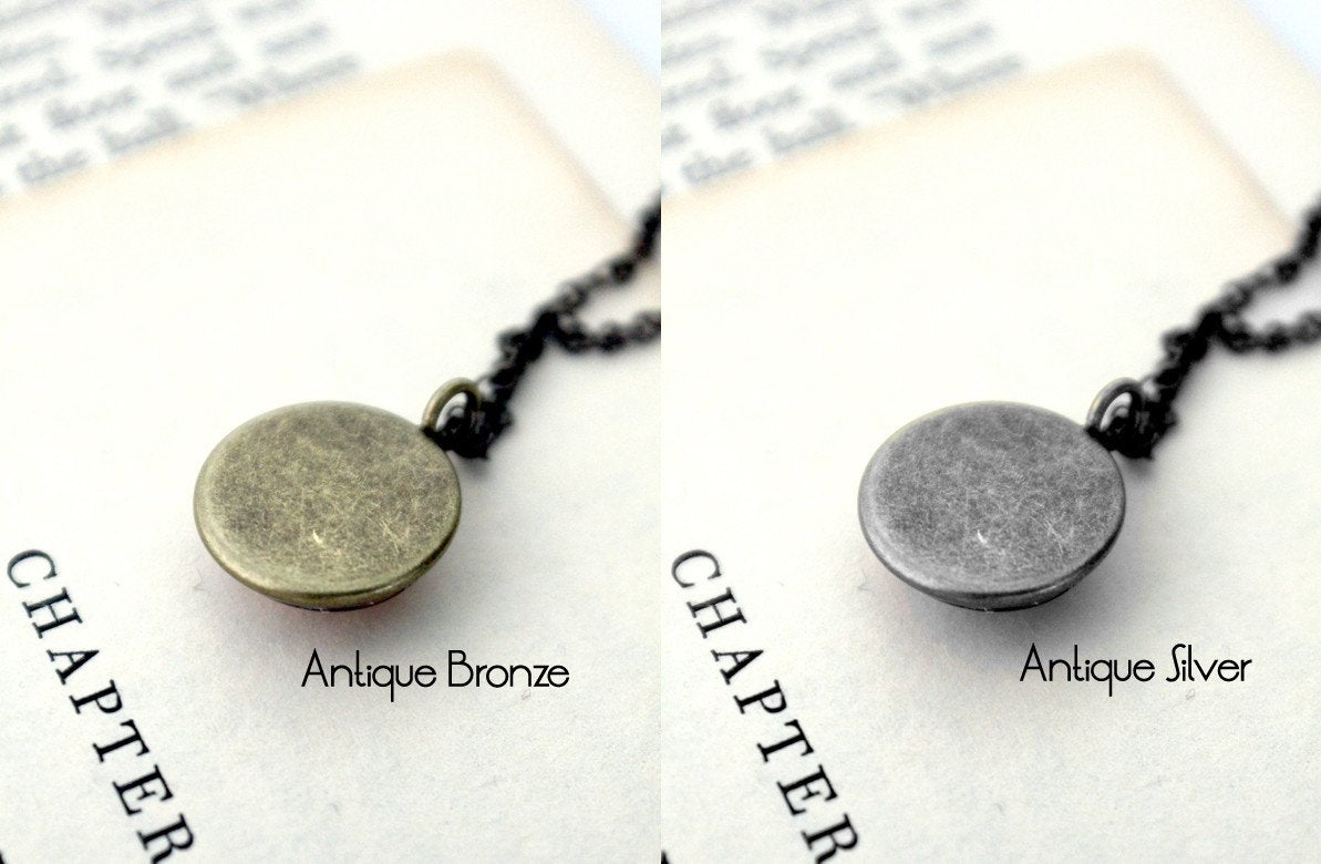 Earth and Moon Layered Space Necklace