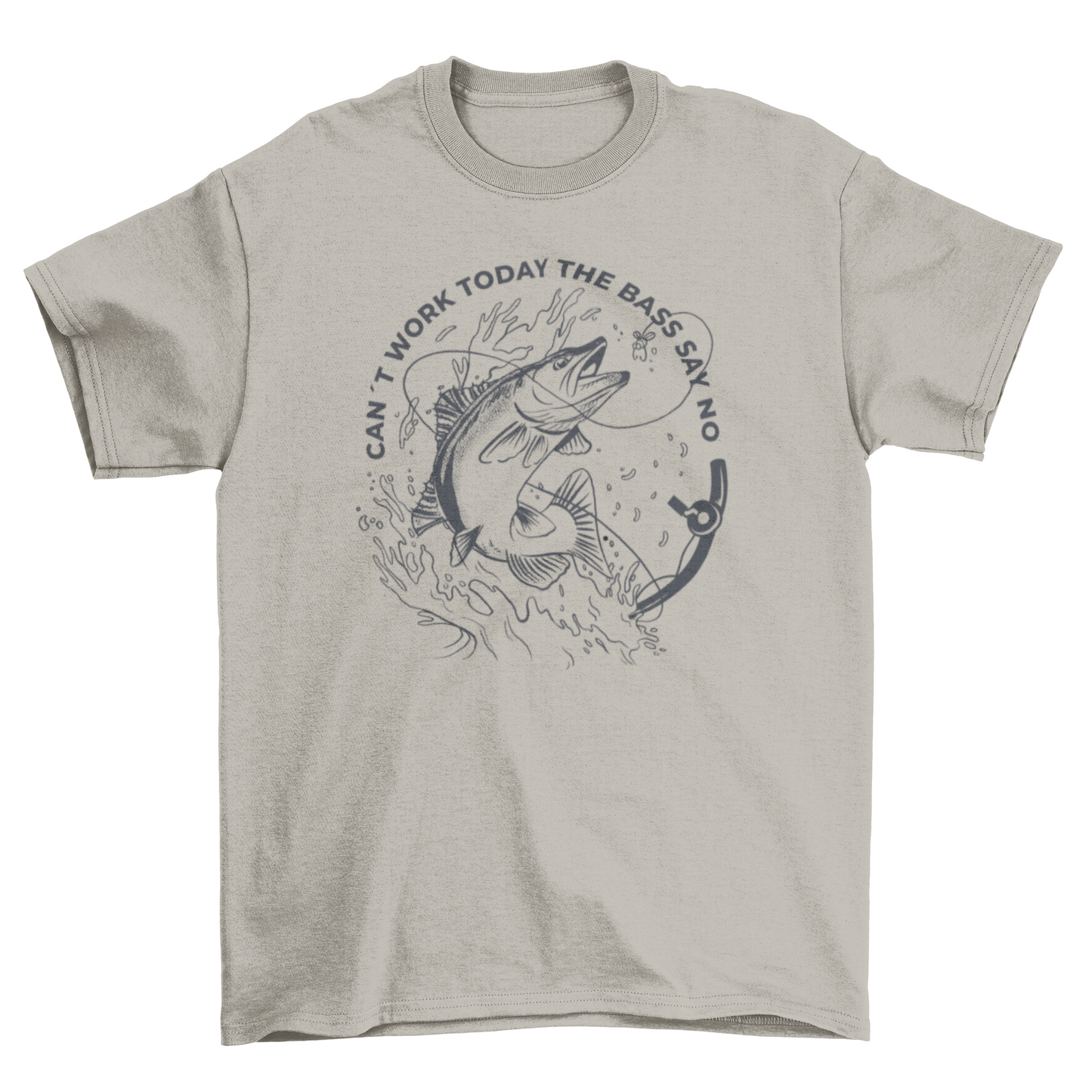 Can't work today fishing quote t-shirt