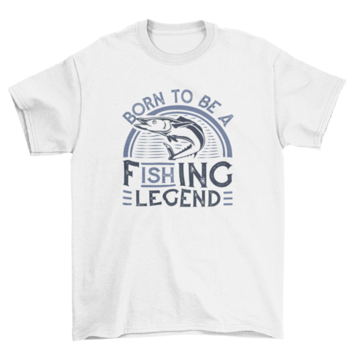 Fishing legend t-shirt design