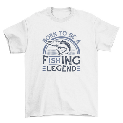 Fishing legend t-shirt design