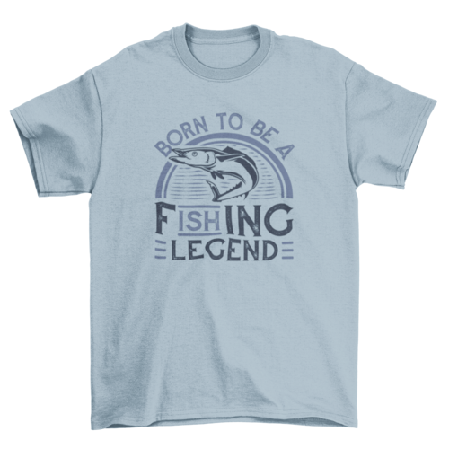 Fishing legend t-shirt design
