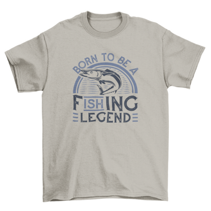 Fishing legend t-shirt design