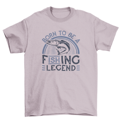 Fishing legend t-shirt design