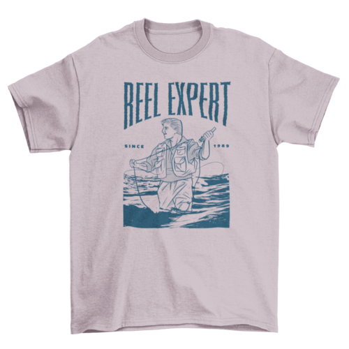 Reel expert fishing t-shirt