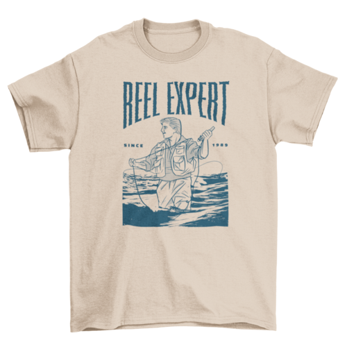 Reel expert fishing t-shirt