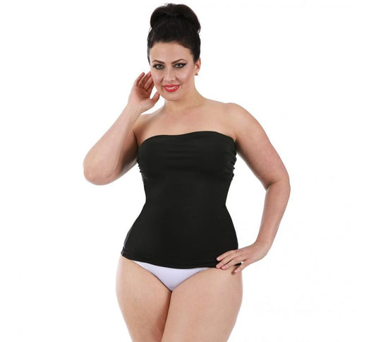 InstantFigure Plus Size Strapless Bandeau Top WBT035C