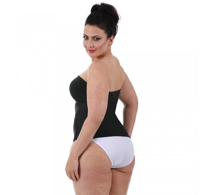 InstantFigure Plus Size Strapless Bandeau Top WBT035C