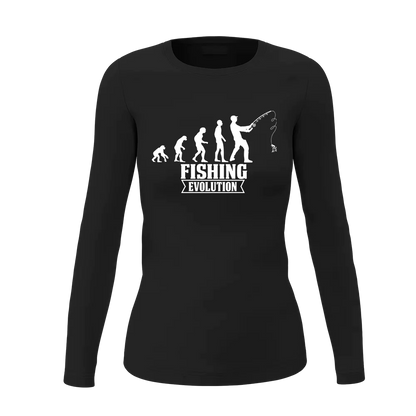 Fishing Evolution Women Long Sleeve Shirt