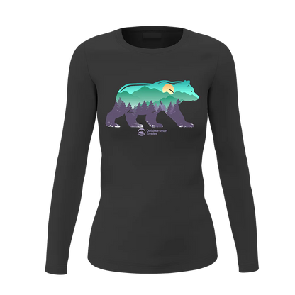Bear Women Long Sleeve Shirt