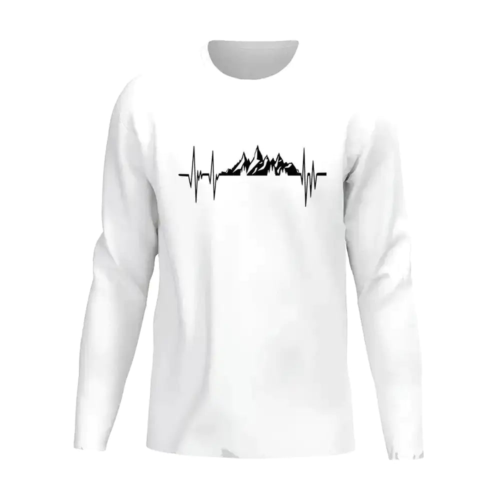 Mountains Heartbeats Long Sleeve Shirt