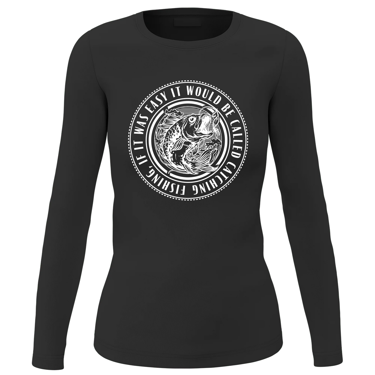 Catching Fishing' Women Long Sleeve Shirt