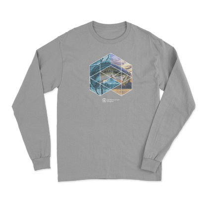 Fishing Geometry' Long Sleeve T-Shirt