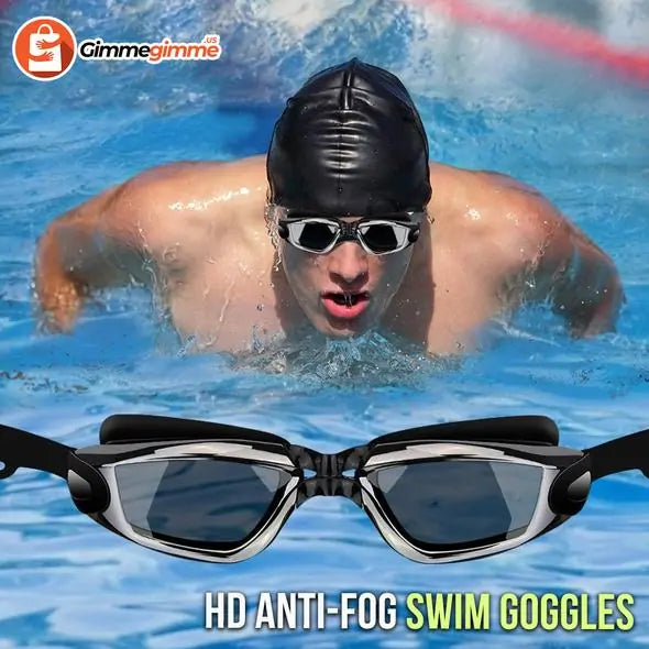 HD Anti - Fog Swim Goggles
