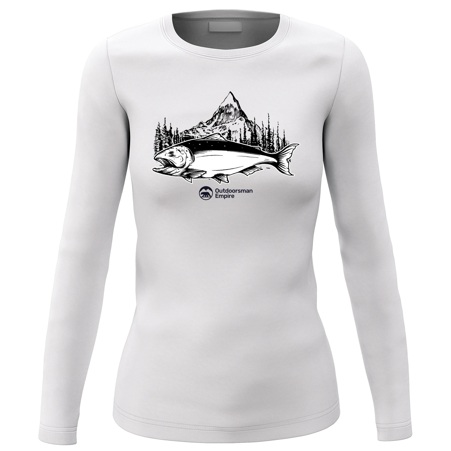 Fishing Mountain' Long Sleeve for Women
