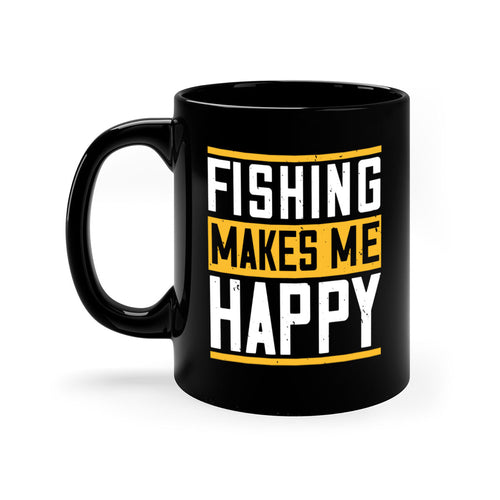 be happy and go for fishing 267#- fishing-Mug / Coffee Cup