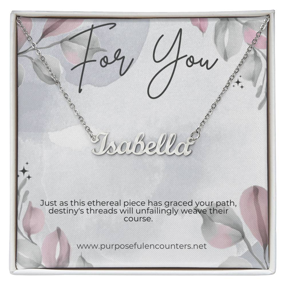 Personalized Elegance - Personalized Name Necklace