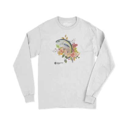 Fishing Flower' Men Long Sleeve Shirt