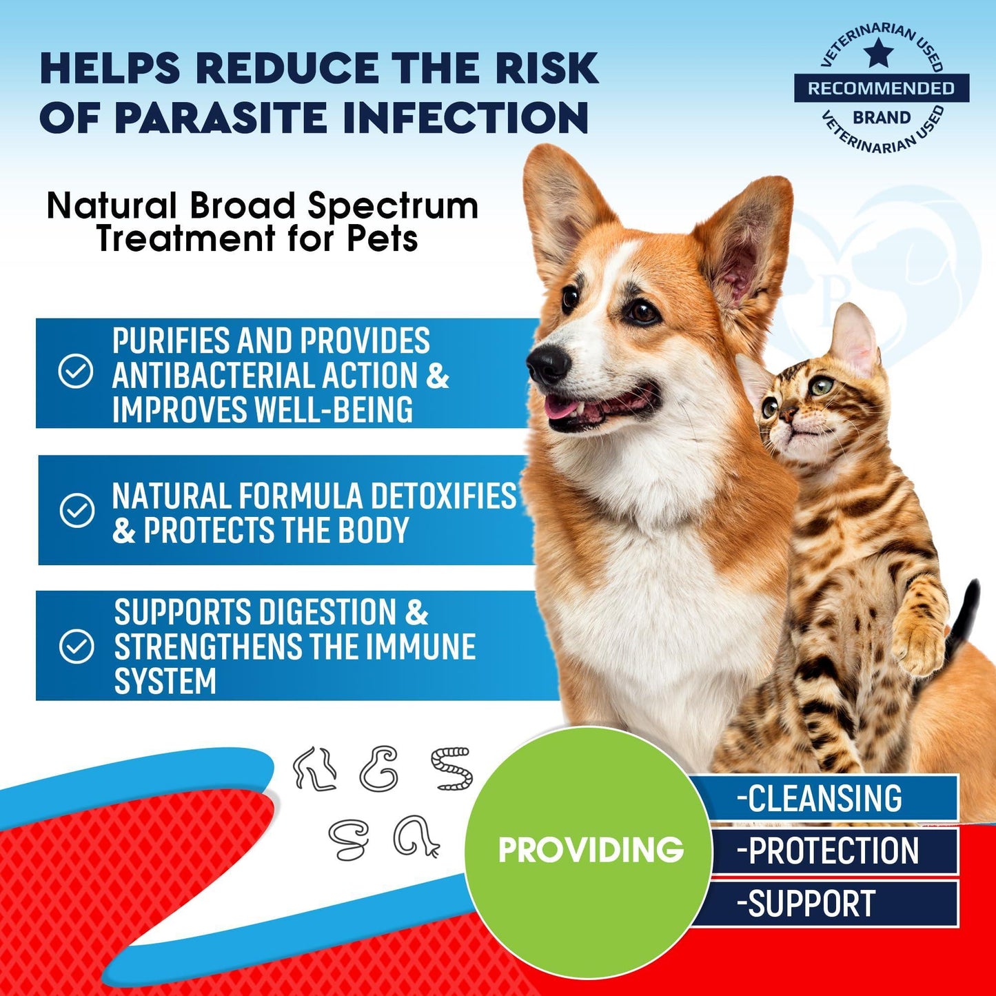 Cats & Dogs Liquid Herbal Medicine & Natural Broad Spectrum Treatment