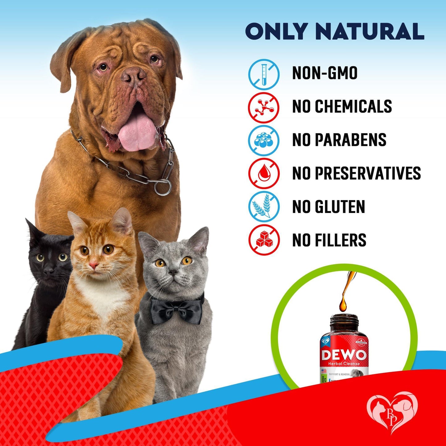 Cats & Dogs Liquid Herbal Medicine & Natural Broad Spectrum Treatment
