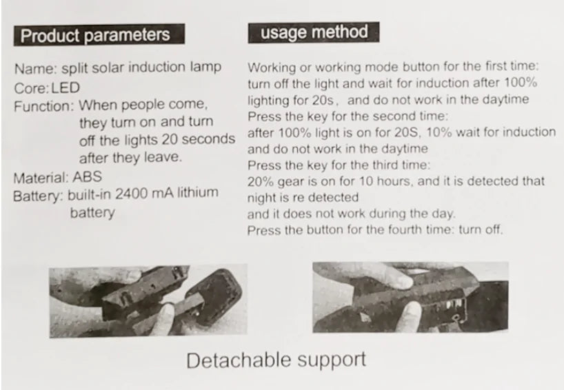 LED Flood Light Motion Detected Spotlight